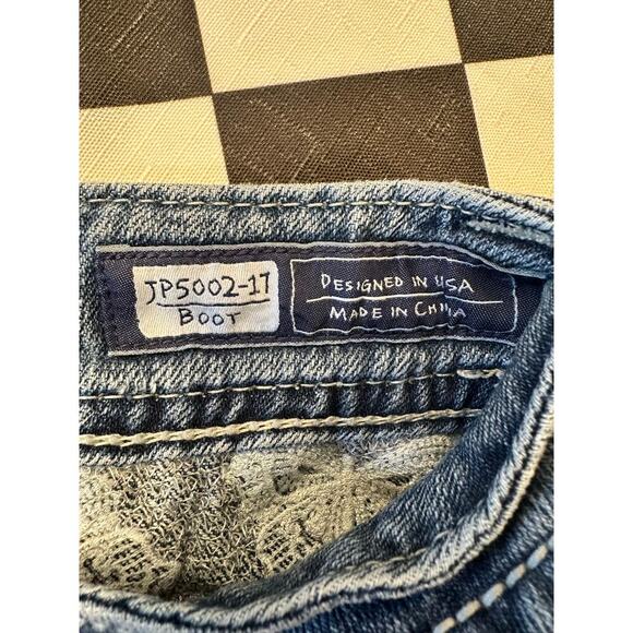 Miss Me Blue Straight Leg Jeans - Picture 7 of 8